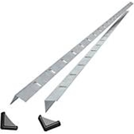 Hoekprofiel, voor legbordstelling, H 2000 mm, gegalvaniseerd, 2 stuks