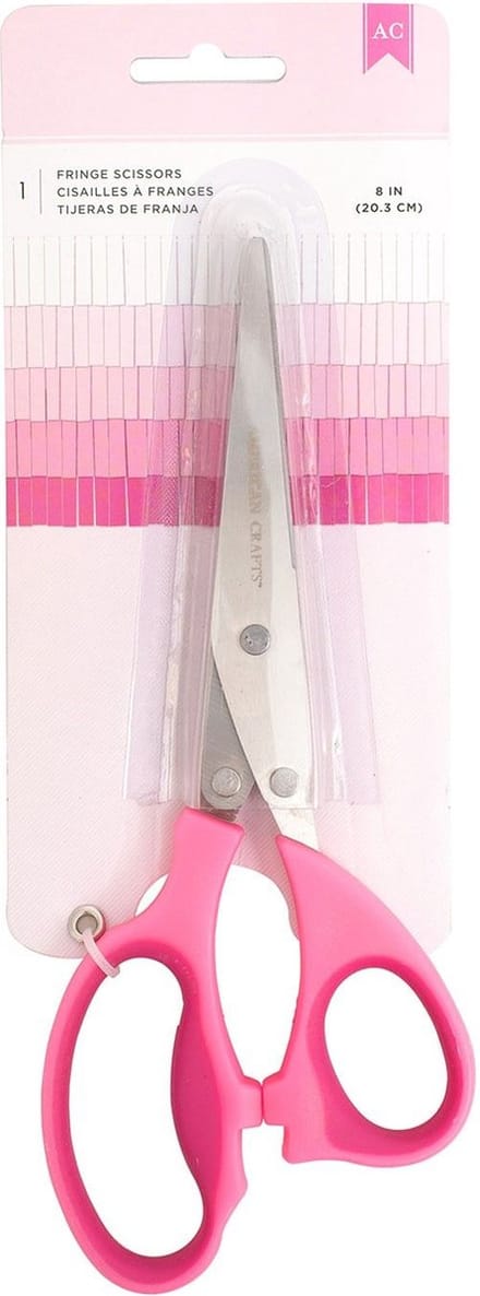 American Crafts Fringe Scissors Pink