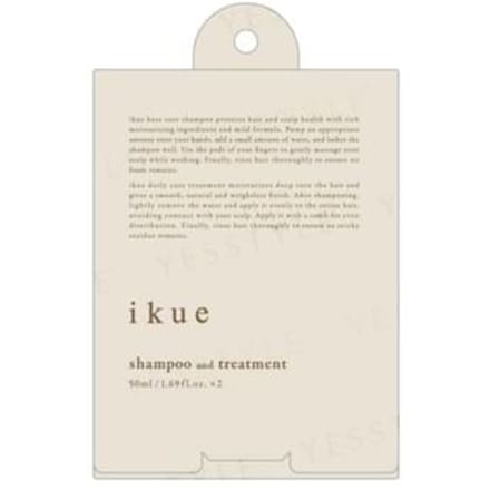 IKUE - Base Care Shampoo & Daily Care Treatment Travel Set 50ml x 2