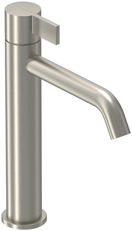 IVY Pact Eenhendel wastafelmengkraan opbouw model M, coldstart Geborsteld nickel PVD