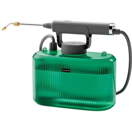 Accu-tuinsproeier 1,32 gallon / 5L elektrische sproeier met USB-oplaadbare handgreep groen
