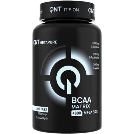 QNT Matrix BCAA 4800 (200 Tabs) Unflavored - Aminozuren - BCAA