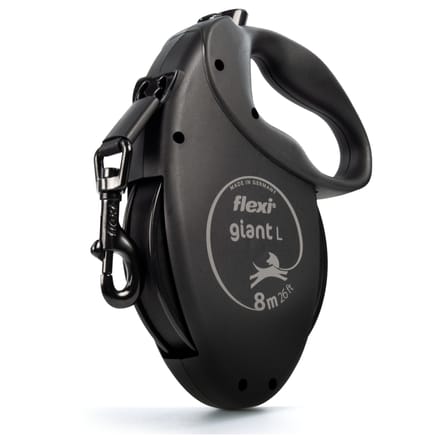 flexi Black Edition harnasriem 8 m maat L: tot 50 kg voor honden