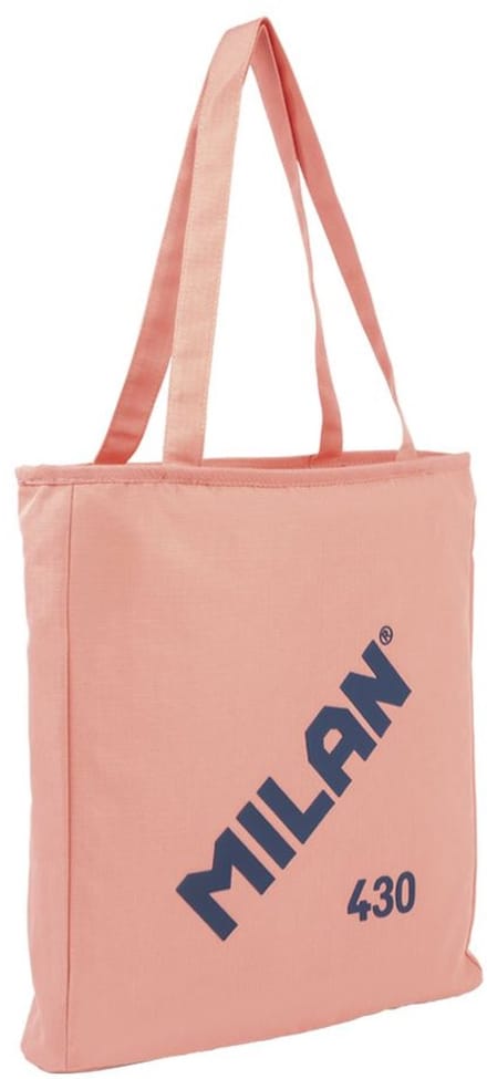 Roze Shopper Tas - Ripstop Polyester - 38x36x6.5cm