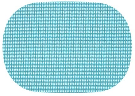 Ovale Vilt Tafelmatten voor Buiten - Set van 6 - Teal