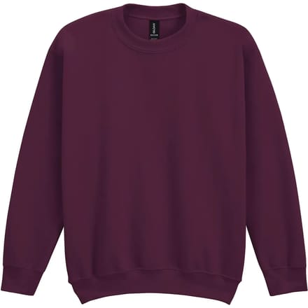 Gildan - Heavy Blend Kinder Sweater - Maroon maat M (140/152)