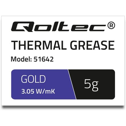 Qoltec Koelpasta 3.05 W/m-K |   5G |   Goud