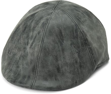 Maximo Grijze Veganistische Leren Moda Platte Pet