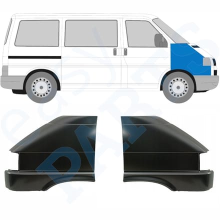 Voorste spatbord voor Volkswagen Transporter T4 1990-2003 / Links + Rechts / Set