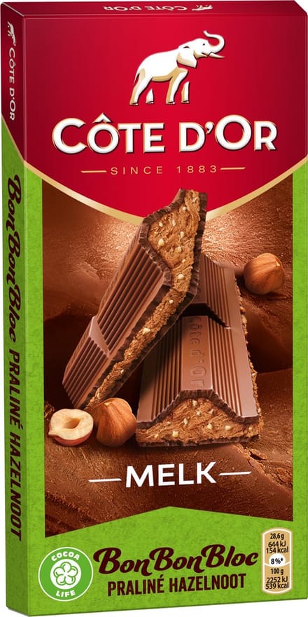 Cote d'Or | Bonbonbloc Noisette | 15 x 200 gram