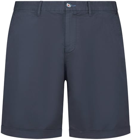 Donkerblauwe korte broek New Zealand katoen met omslag
