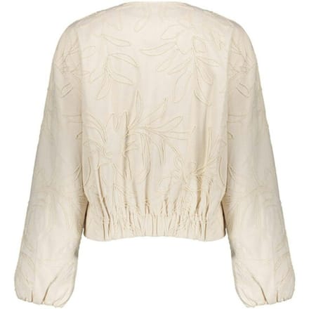 Geisha Jas Bomberjasje Met Borduursels 65022 10 000718 Ecru Dames Maat - M