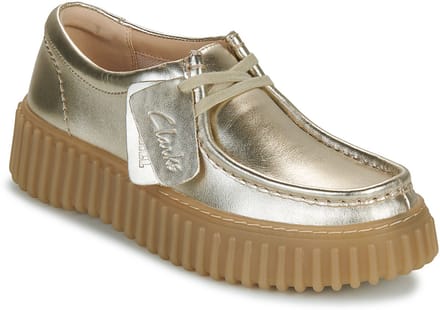 Clarks - Dames veterschoenen - Torhill Bee - 26186300 - Goud - maat 39