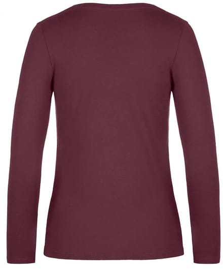 Dames-T-shirt met lange mouwen B&C E190