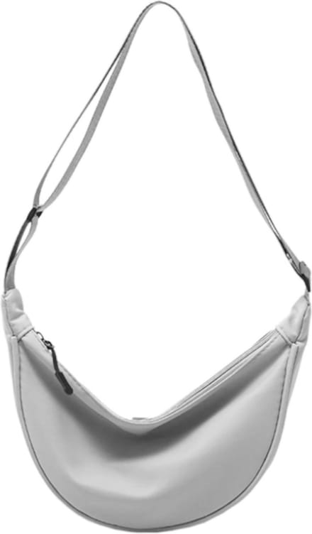 Uni Schoudertas - Grijs | 32 x 17 x 8 cm | Nylon/Polyester | Fashion Favorite
