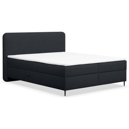 Boxspring Contero chenille 140 x 200 cm met opbergruimte | NADUVI Collection