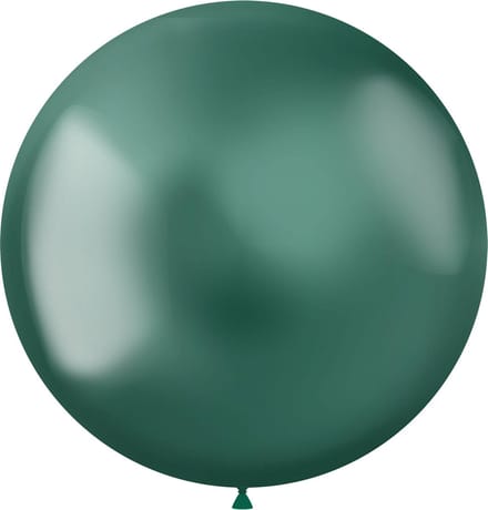 Folat - ballon XL Intense Chrome Green 48 cm - 5 stuks