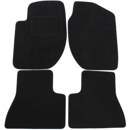 Tapis de sol - Lada - Vesta - Velours noir - 4 pièces - Ajustement précis