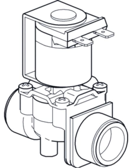 GROHE magneetventiel 43828 compleet voor infrarood-Electronic, 43828000