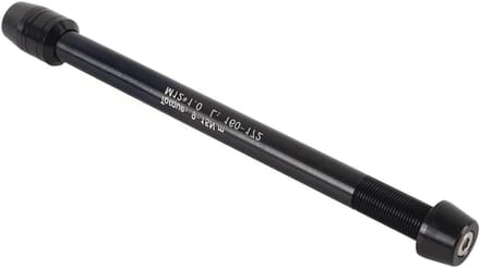 Fietsas Adapter - Roltrainer As - Binnen Fietsen - Hoge Sterkte - M12 x 1.0 - Zwart