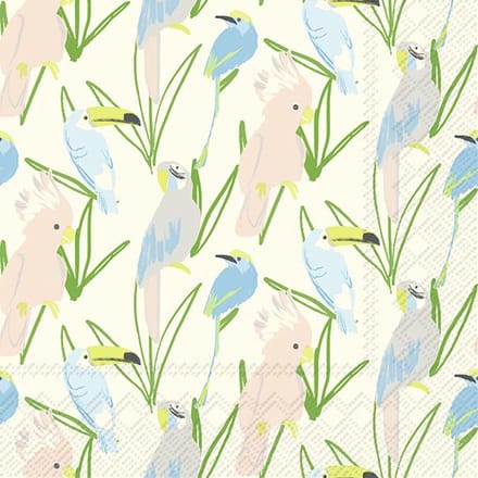 Servetten "Cara Blue/Green" 33x33 cm