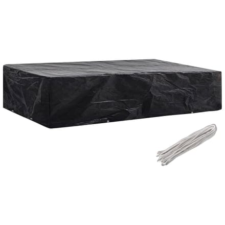 vidaXL - Ligbeddenhoes - 2 - st - 8 - oogjes - 218x77x55 - cm