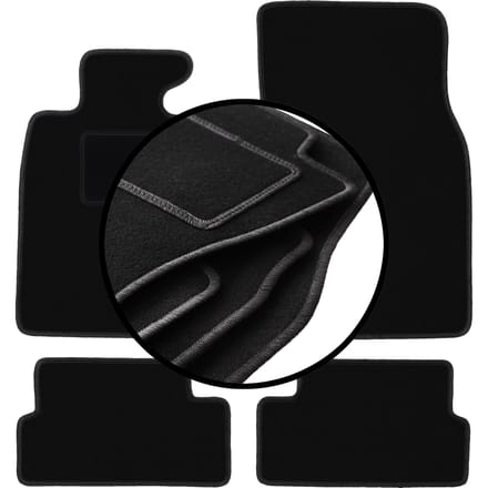 Complete set veloursmatten voor: Mini Cooper II R57 cabriolet (2006-2013)