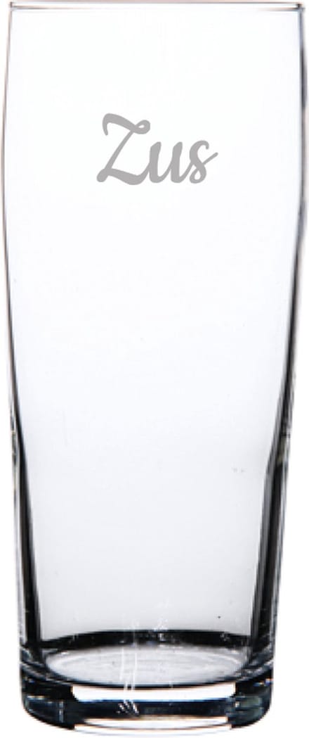 Gegraveerde bierfluitje 19cl Zus