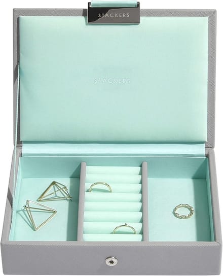 Opbergdoos voor Sieraden met Deksel, Stapelbaar en Modulair