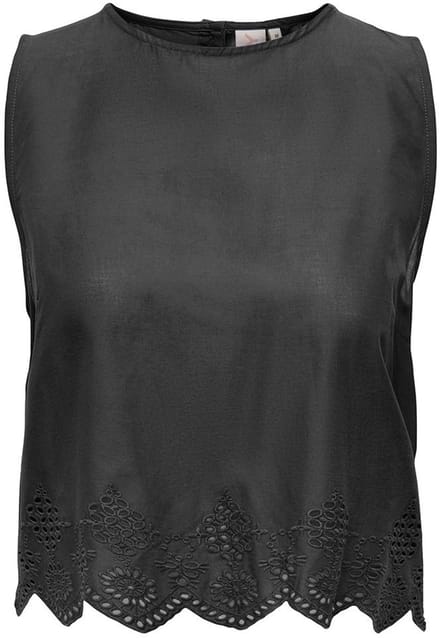 Only Bondi Sl Mouwloze Blouse Zwart L Vrouw