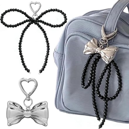 Elegante Tas Hanger Set van 2 met Strikdesign - Ideaal als Telefoonhouder en Tassteun