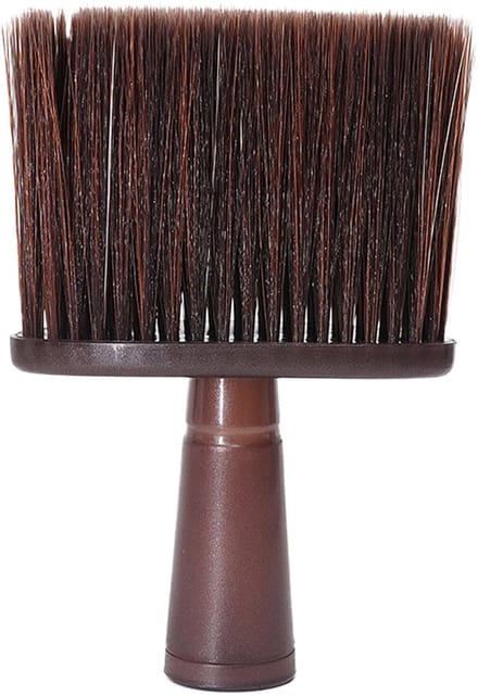 Somstyle Nekborstel Kapper - 15 x 10 CM - Nekkwast - Kappersborstel - Bruin