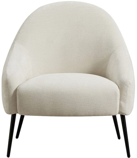 Vente-unique Fauteuil van beige gestructureerde stof RIBEDI