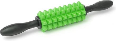 Faszienroller / Massageroller mit Griffen - green