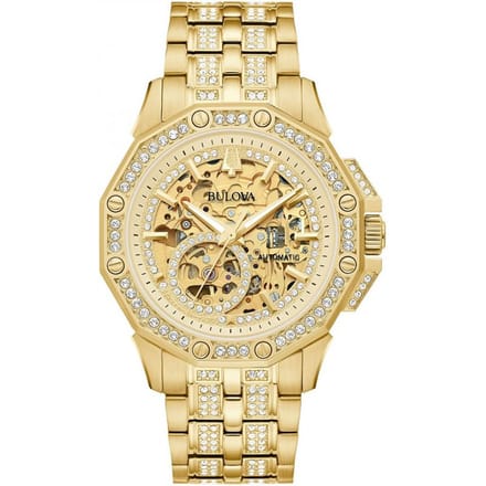 Bulova Octava 98A292 Horloge - Staal - Goudkleurig - Ø 42 mm