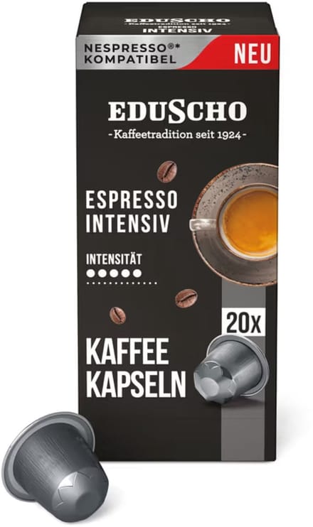 Edu Espresso Intensiv – 5 x 20 stuks