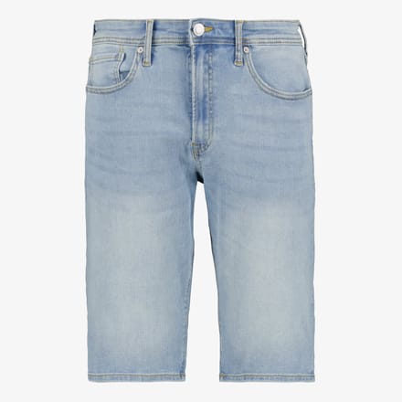 JJ REBEL heren denim short lichtblauw - Maat S