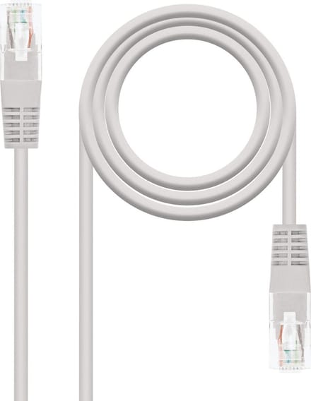 Rainbecom - Internetkabel 5 meter - Patchkabel- CAT5e - UTP - kabel - RJ45 - Grijs