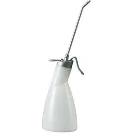 Polyethyleen werkplaats buret messing pomp met starre tuit voor druppeldosering Pressol 165mm
