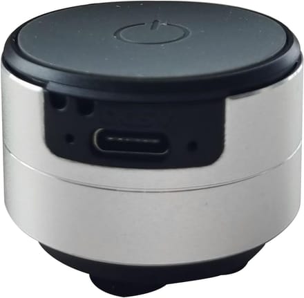 Draagbare Luidspreker - Compacte Speaker - Muziek Luisteren - Vochtbestendig Geluidssysteem - 3.6 x 6.8 cm - Zilver
