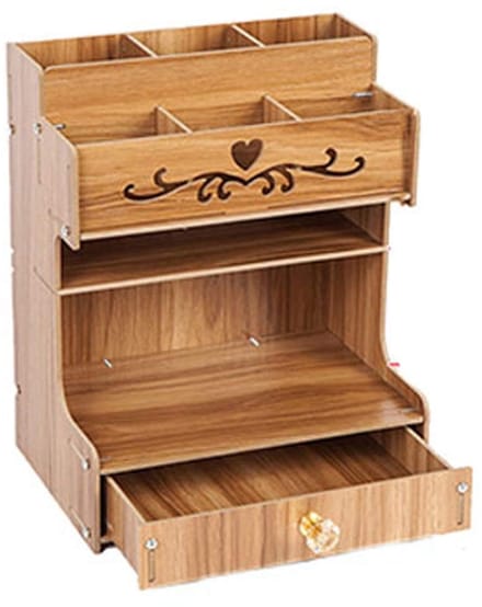 By shayne - Multifunctionele Houten Pennenhouder - Desk Organizer