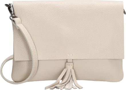 Charm London Anna Schoudertas - 100% Leer - Leren Tas - Beige