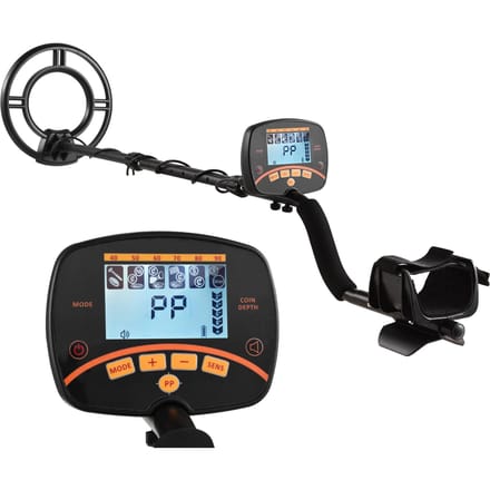 3,35-inch LCD-buitenmetaalzoeker Ondergrondse metaaldetector Schatzoeker Handheld goudzoeker zwart