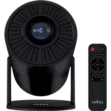 Veho Quda FX Draagbare Smart Projector - 90 x 90 x 193 mm - Zwart