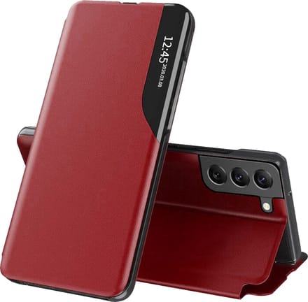 Hoesje geschikt voor Samsung Galaxy S22 - Techsuit eFold Book Case - Rood