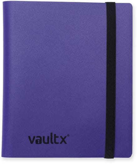Vault X 4-Pocket Strap Binder - Verzamelmap - 160 Kaarten/Paars