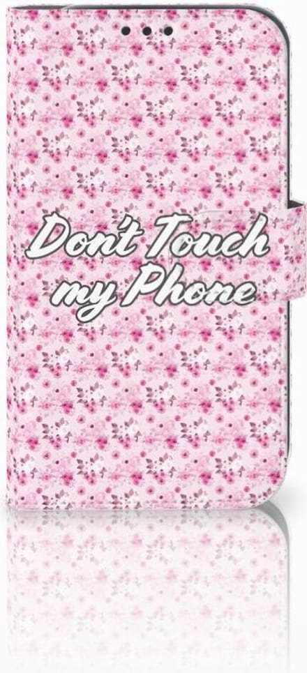 Samsung Galaxy Xcover 4 | Xcover 4s Portemonnee Hoesje Flowers Pink DTMP