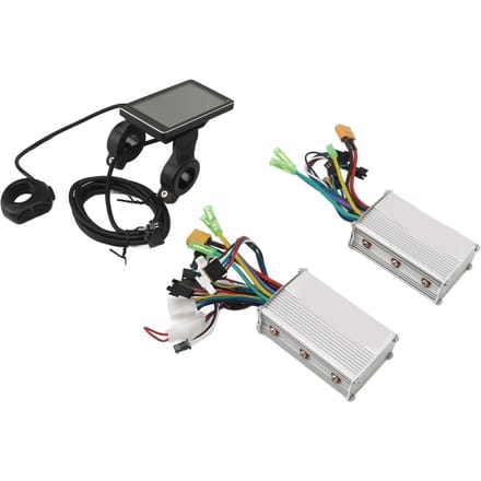 500W 25A Borstelloze Controller Kit Dubbele Aandrijving M5 LCD Display Elektrische Fiets Borstelloze Controller Kit voor 24V 36V 48V gray