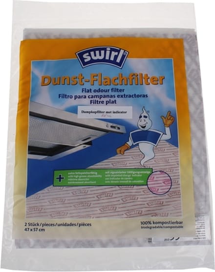 SWIRL - Damkapfilter met verzadigingsindicator - 47x57 cm - pack/2 - 6767232