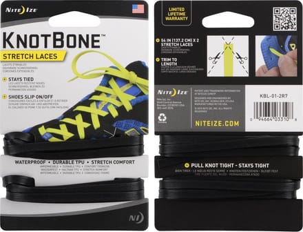 Nite Ize - Knotbone - Stretch laces - Zwart